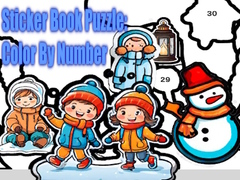                                                                       Sticker Book Puzzle: Color By Number ﻞﯿﮭﮐ