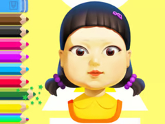                                                                       Coloring Book: Squid Game Doll ﻞﯿﮭﮐ