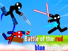                                                                       Battle of the red and blue agents ﻞﯿﮭﮐ