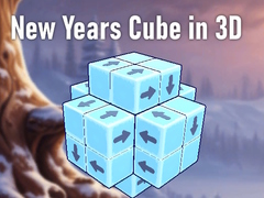                                                                       New Years Cube in 3D ﻞﯿﮭﮐ