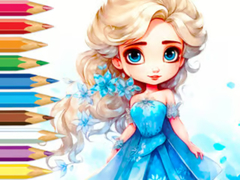                                                                       Coloring Book: Frozen Princess ﻞﯿﮭﮐ
