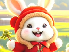                                                                       Jigsaw Puzzle: Hiking Bunny ﻞﯿﮭﮐ