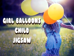                                                                       Girl Balloons Child Jigsaw ﻞﯿﮭﮐ