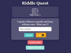                                                                       Riddle Quest Brain Teaser ﻞﯿﮭﮐ
