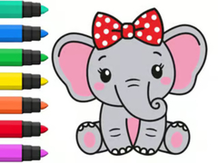                                                                       Coloring Book: Elephant ﻞﯿﮭﮐ