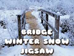                                                                       Bridge Winter Snow Jigsaw ﻞﯿﮭﮐ