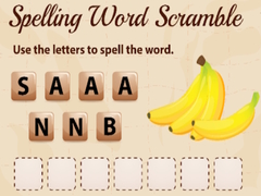                                                                       Spelling Word Scramble ﻞﯿﮭﮐ