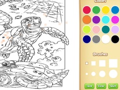                                                                       Sea Animal Coloring Book ﻞﯿﮭﮐ