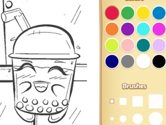                                                                       Boba Tea Coloring Book for Kids ﻞﯿﮭﮐ
