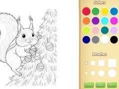                                                                       Christmas Animal Coloring Book for Kids ﻞﯿﮭﮐ
