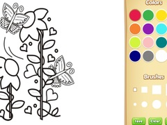                                                                       Butterflies and Flowers Coloring Book for Kids ﻞﯿﮭﮐ