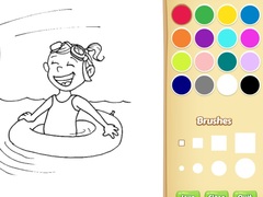                                                                       Summer Coloring Book For Kids ﻞﯿﮭﮐ