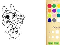                                                                       Labubu Doll Coloring Book for Kids ﻞﯿﮭﮐ