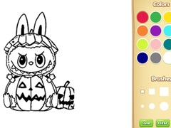                                                                       Halloween Labubu Coloring & Drawing Game ﻞﯿﮭﮐ