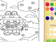                                                                       Cute Labubu Coloring Book for Kids ﻞﯿﮭﮐ