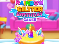                                                                       Rainbow Glitter Birthday Cakes ﻞﯿﮭﮐ