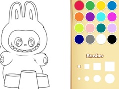                                                                       Easy Labubu Coloring Book ﻞﯿﮭﮐ