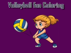                                                                       Volleyball Fun Coloring ﻞﯿﮭﮐ