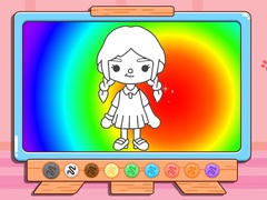                                                                       Coloring Book: Toca Boca Girl ﻞﯿﮭﮐ