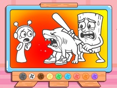                                                                       Coloring Book: Sprunki VS Tung Tung Sahur ﻞﯿﮭﮐ