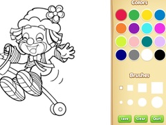                                                                       Clown Coloring Pages ﻞﯿﮭﮐ
