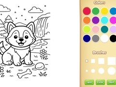                                                                       Dog Coloring Book ﻞﯿﮭﮐ