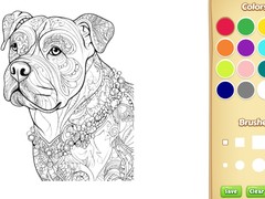                                                                       Dog Coloring Book for Adults ﻞﯿﮭﮐ