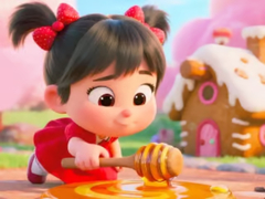                                                                       Jigsaw Puzzle: Honey Girl Candy House ﻞﯿﮭﮐ