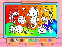                                                                       Coloring Book: Kawaii Sea Animals ﻞﯿﮭﮐ