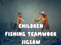                                                                       Children Fishing Teamwork Jigsaw ﻞﯿﮭﮐ