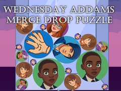                                                                       Wednesday Addams Merge Drop Puzzle ﻞﯿﮭﮐ