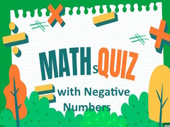                                                                       Maths Quiz with Negative Numbers ﻞﯿﮭﮐ