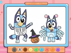                                                                       Coloring Book: Bluey Halloween Costume ﻞﯿﮭﮐ