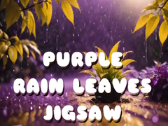                                                                       Purple Rain Leaves Jigsaw ﻞﯿﮭﮐ