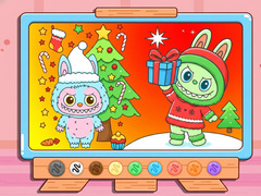                                                                       Coloring Book: Christmas Labubu ﻞﯿﮭﮐ