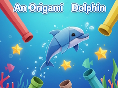                                                                       An origami dolphin ﻞﯿﮭﮐ