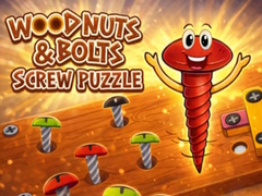                                                                       Wood Nuts and Bolts Screw Puzzle ﻞﯿﮭﮐ