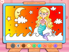                                                                       Coloring Book: Moonlight Mermaid ﻞﯿﮭﮐ