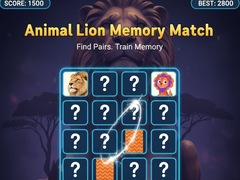                                                                       Animal Lion Memory Match ﻞﯿﮭﮐ