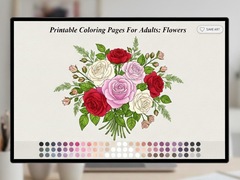                                                                       Printable Coloring Pages For Adults Flowers ﻞﯿﮭﮐ