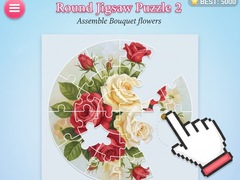                                                                       Round jigsaw Puzzle 2 - Assemble Bouquet flowers ﻞﯿﮭﮐ