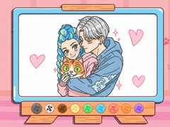                                                                       Coloring Book: Kpop Valentine's Day ﻞﯿﮭﮐ