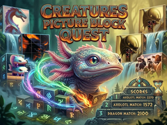                                                                       Creatures Picture Block Quest ﻞﯿﮭﮐ