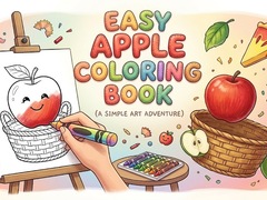                                                                       Easy Apple Coloring Book ﻞﯿﮭﮐ