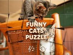                                                                       Funny Cats Puzzle ﻞﯿﮭﮐ