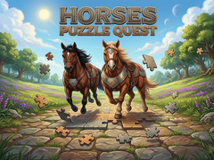                                                                       Horses Puzzle Quest ﻞﯿﮭﮐ