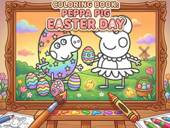                                                                       Coloring Book: Peppa Pig Easter Day ﻞﯿﮭﮐ