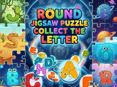                                                                       Round Jigsaw Puzzle - Collect the Letter ﻞﯿﮭﮐ