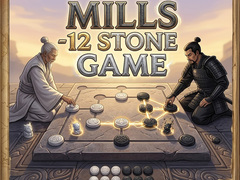                                                                       Mills - 12 Stone Game  ﻞﯿﮭﮐ