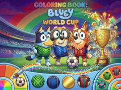                                                                       Coloring Book: Bluey World Cup ﻞﯿﮭﮐ